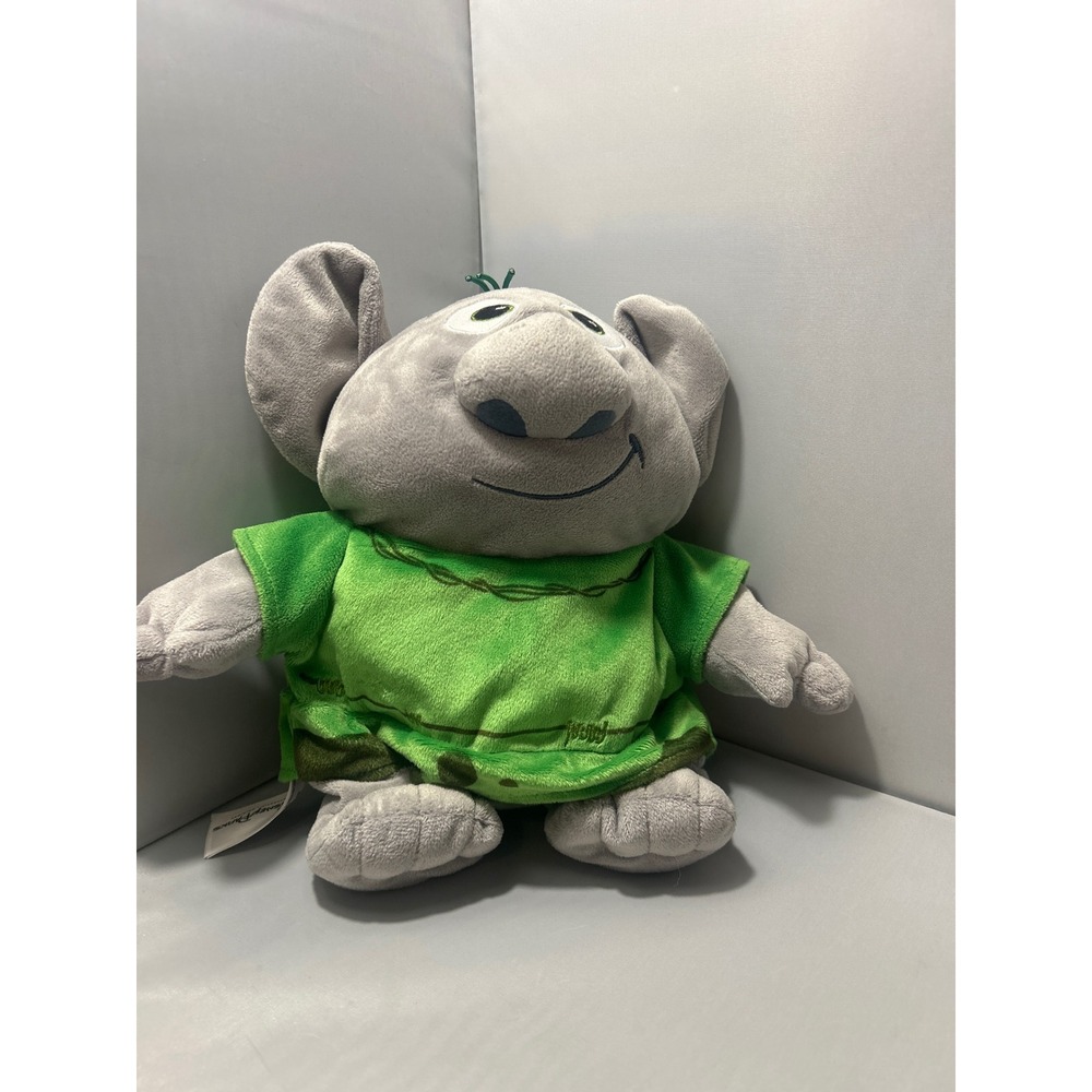 Disney Parks Frozen Troll Bulda Reversible Rock Plush Toy Grey Green Souvenir